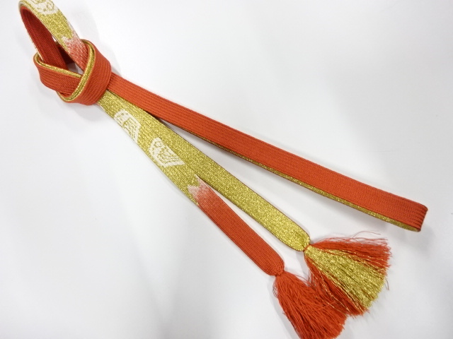 正絹　手組帯締め